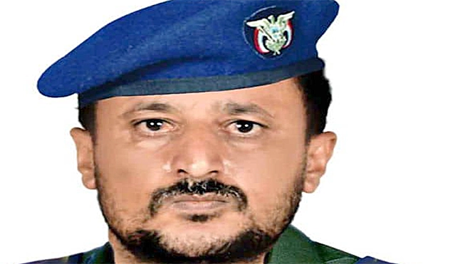 قائد الحملة الأمنية في العند النقيب عدنان شهيل